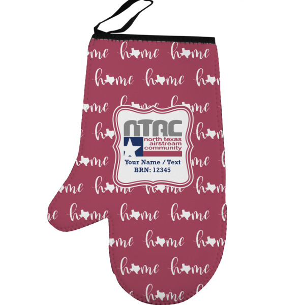 Custom North Texas Airstream Community Left Oven Mitt