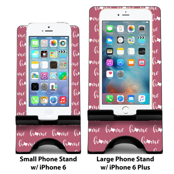 Custom Design - Compare Phone Stand Sizes - with iPhones
