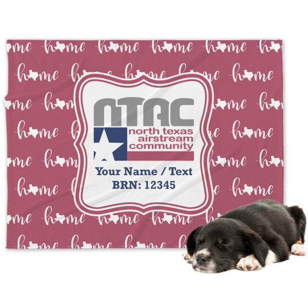 Custom North Texas Airstream Community Dog Blanket