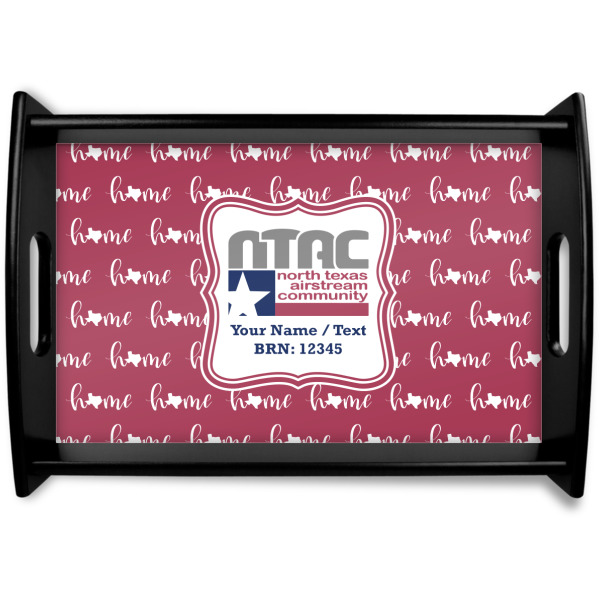 Custom North Texas Airstream Community Wooden Tray