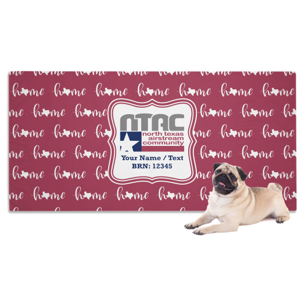 Custom North Texas Airstream Community Dog Towel