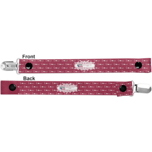 Custom Design - Pacifier Clip - Front and Back