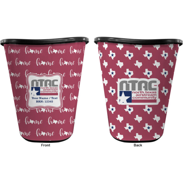 Custom Design - Waste Basket - Black - Double Sided - Approval