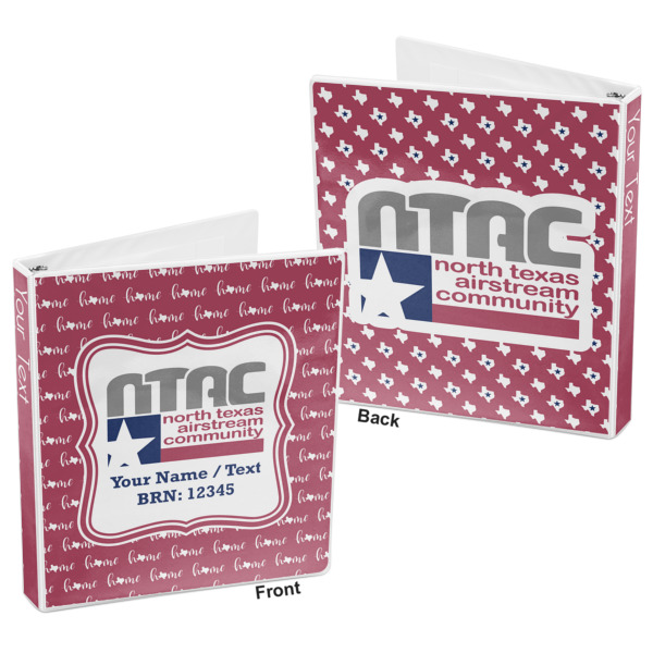 Custom Design - 3-Ring Binder - 1" - Front and Back