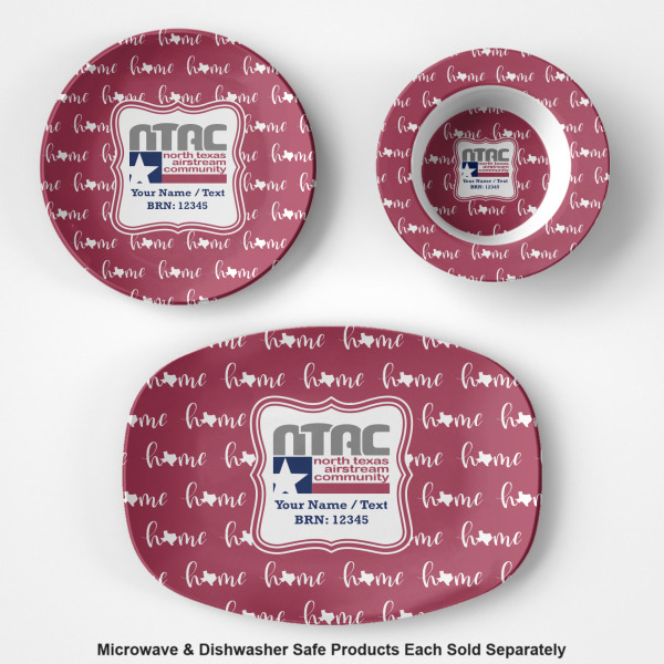 Custom Design - Microwave Safe Composite Polymer Plastic Dishware - Group