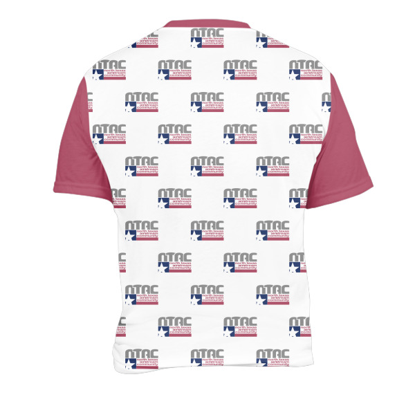 Custom Design - Men's Crew Neck T Shirt Medium - Back