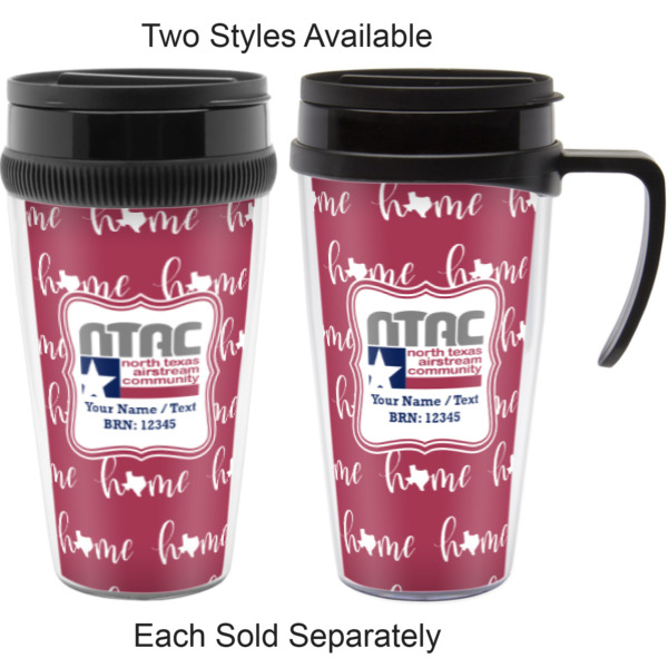 Custom Design - Acrylic Travel Mugs - With & Without Handle
