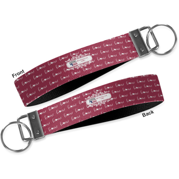 Custom Design - Key-chain - Metal and Nylon - Front and Back