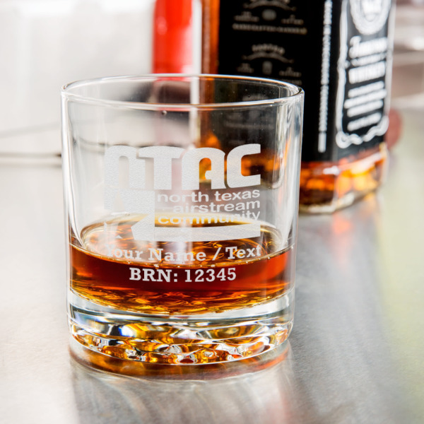 Custom Design - Whiskey Glass - Jack Daniel's Bar - In Use