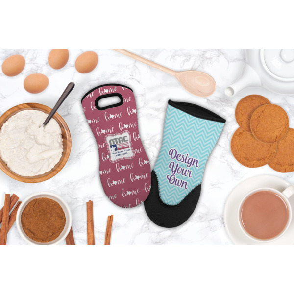 Custom Design - Neoprene Oven Mitt - Lifestyle Image