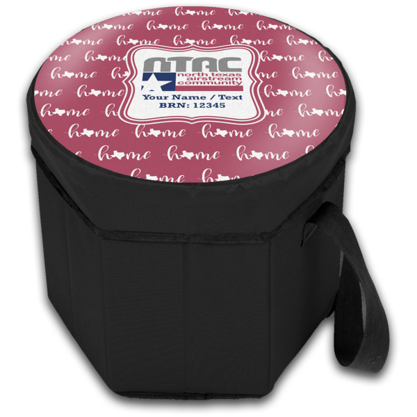 Custom Design - Collapsible Personalized Cooler & Seat (Closed)