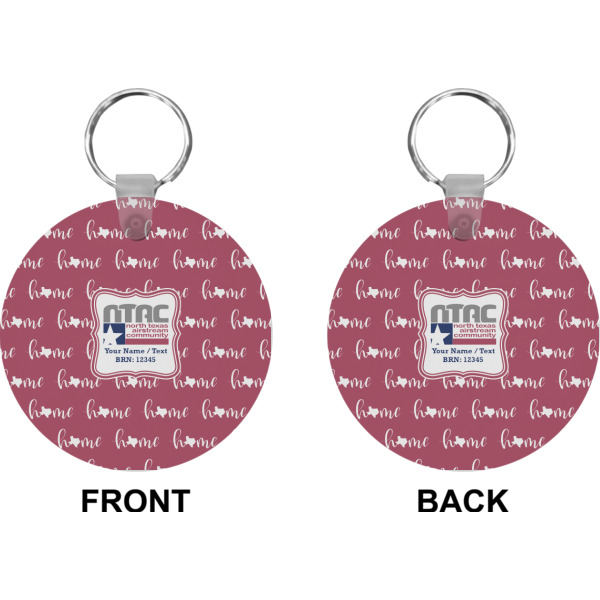 Custom Design - Circle Keychain (Front + Back)