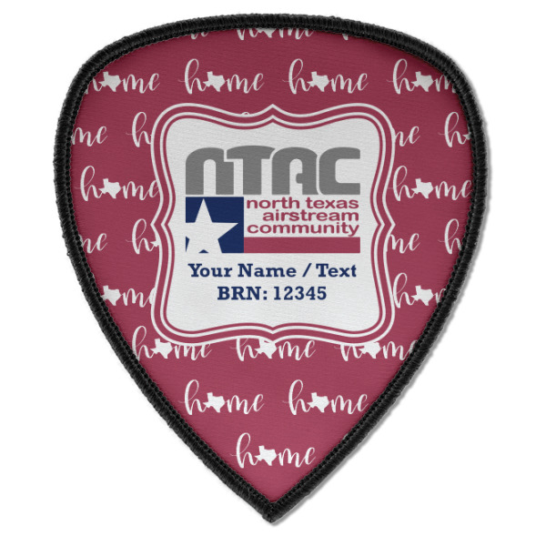 Custom Design - Iron On Patch - Shield - Style A - Front