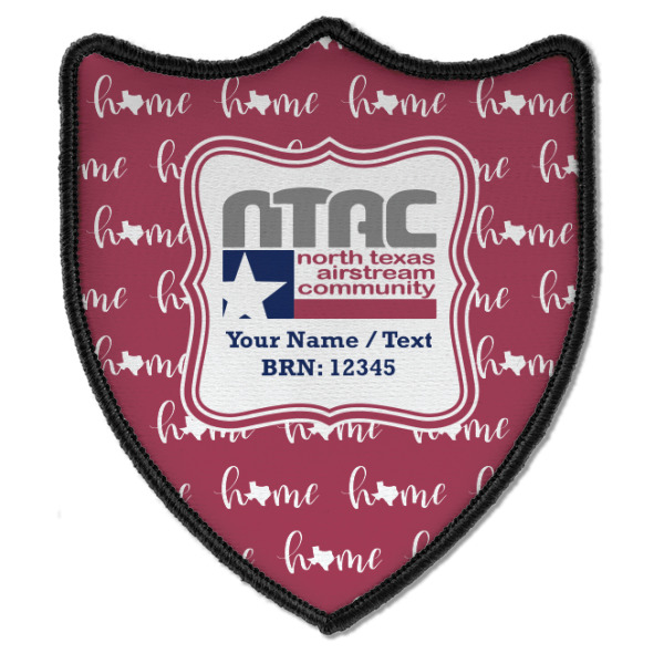 Custom Design - Iron On Patch - Shield - Style B - Front