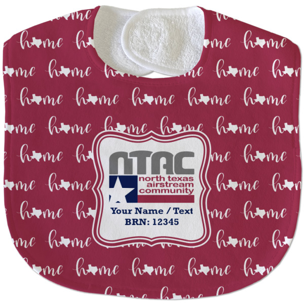 Custom Design - New Baby Bib - Closed and Folded