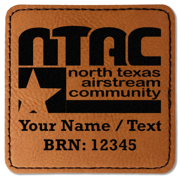 Custom Design - Leatherette Patches - Square