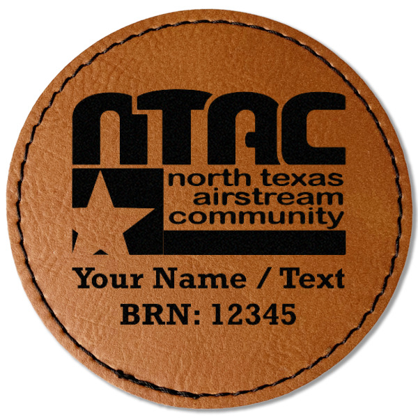 Custom Design - Leatherette Patches - Round