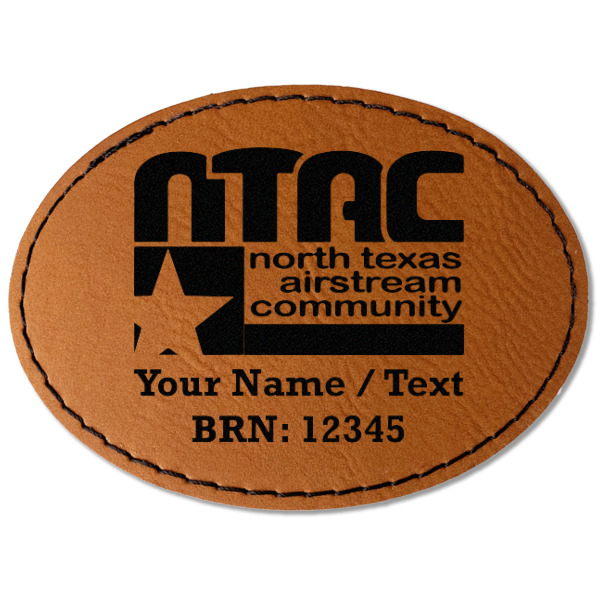 Custom Design - Leatherette Patches - Oval