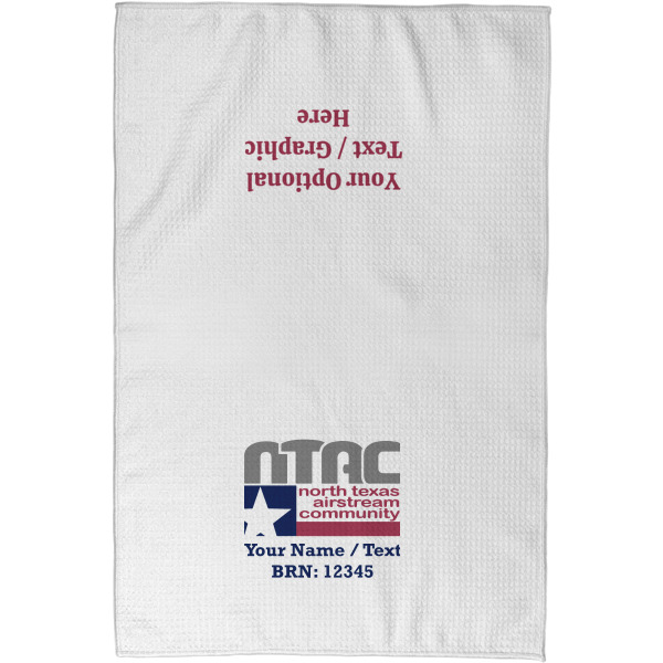 Custom Design - Waffle Towel - Partial Print - Approval Image