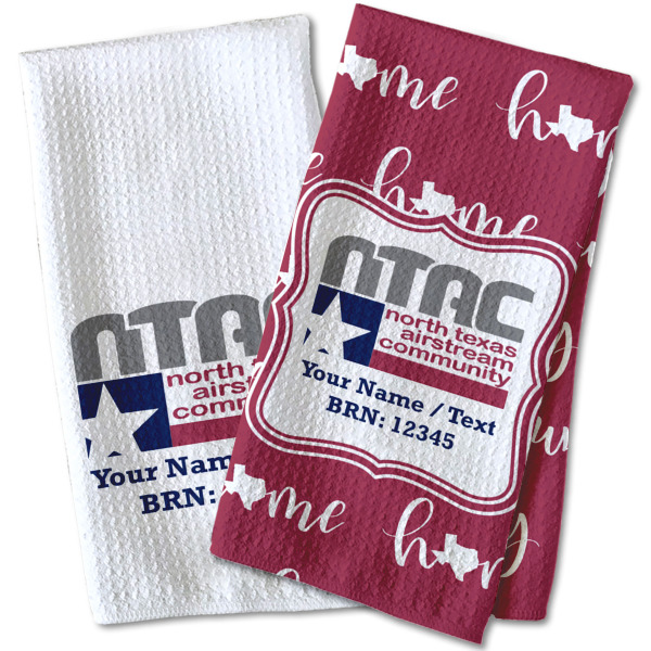 Custom Design - Waffle Weave Towels - Two Print Styles