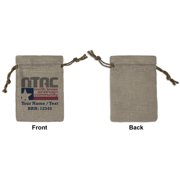 Custom Design - Small Burlap Gift Bag - Front Approval