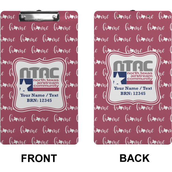 Custom Design - Clipboard (Legal) (Front + Back)