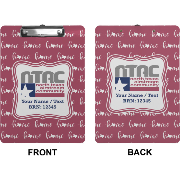 Custom Design - Clipboard (Letter) (Front + Back)