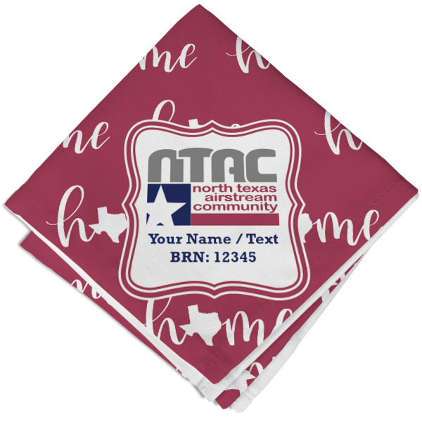 Custom North Texas Airstream Community Cloth Napkin