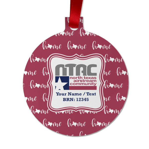 Custom Design - Metal Ball Ornament - Front