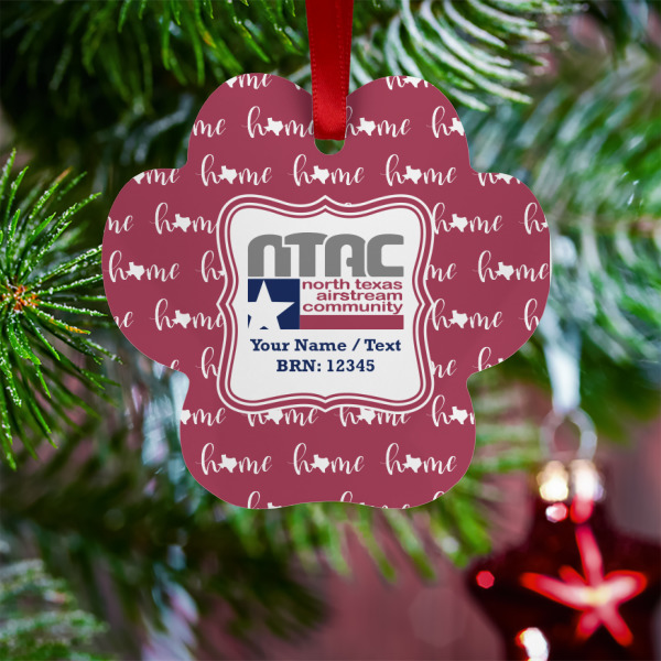 Custom Design - Metal Paw Ornament - Lifestyle