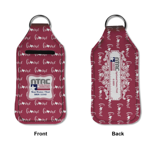 Custom Design - Sanitizer Holder Keychain - Large APPROVAL (Flat)