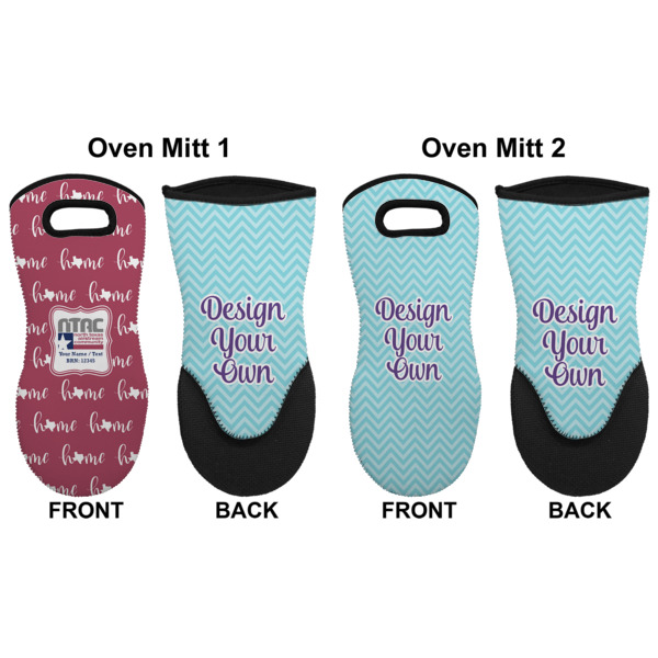 Custom Design - Neoprene Oven Mitt - Set of 2 - Approval