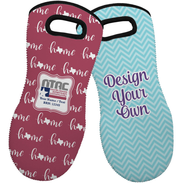 Custom Design - Neoprene Oven Mitt -Set of 2 - Front