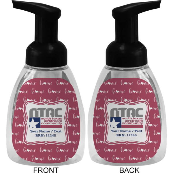 Custom Design - Foam Soap Bottle - Black - Front & Back