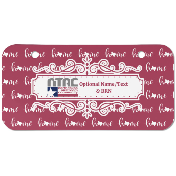 Custom Design - Mini Bicycle License Plate - Two Holes