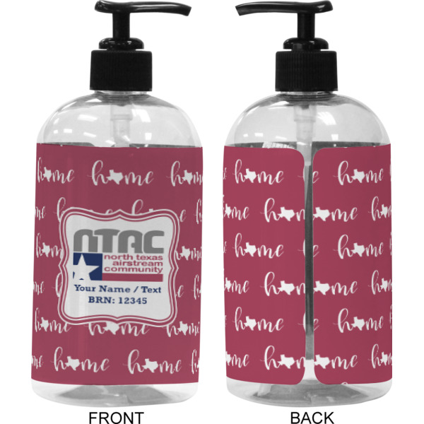 Custom Design - 16 oz Plastic Liquid Dispenser (Approval) - Black