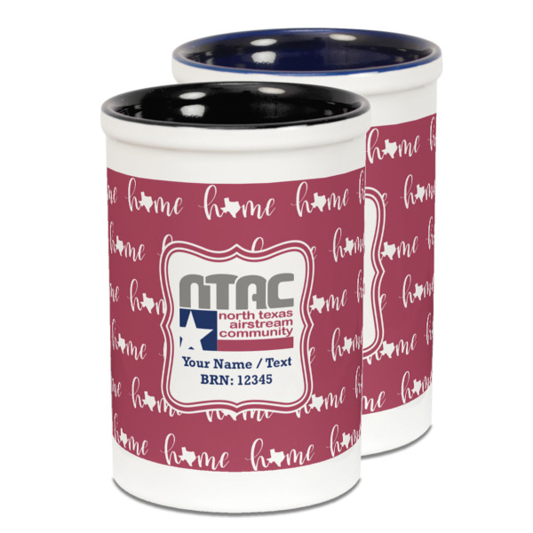 Custom Design Your Own Ceramic Pencil Holder - Large