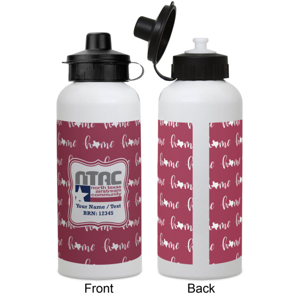 Custom Design - Aluminum Water Bottle - White APPROVAL