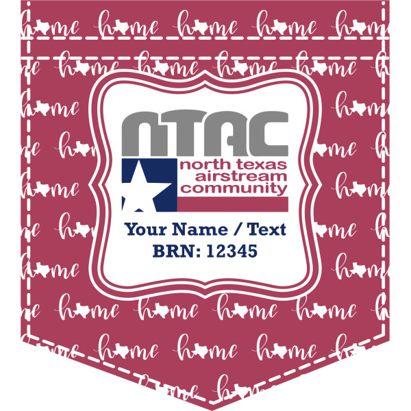 Custom Design Your Own Iron On Faux Pocket