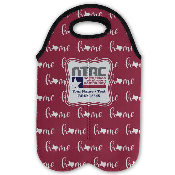 Custom Design - Double Wine Tote - Flat