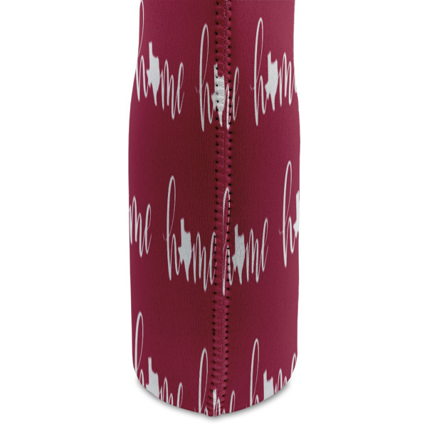 Custom Design - Double Wine Tote - Side Closeup