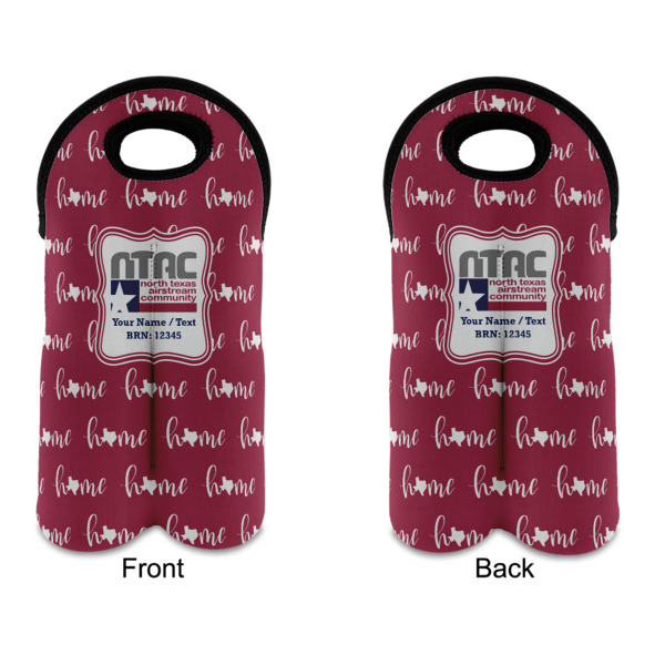 Custom Design - Double Wine Tote - Front & Back