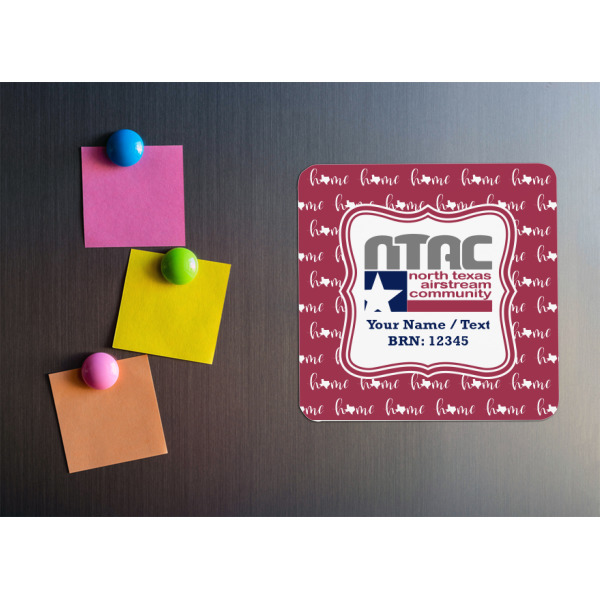 Custom Design - Square Fridge Magnet - LIFESTYLE