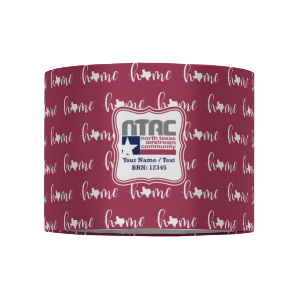 Custom Design - 8" Drum Lampshade - Front (Fabric)