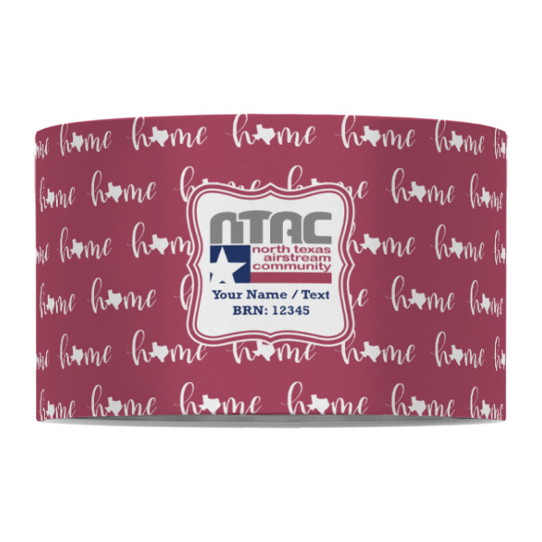 Custom Design - 12" Drum Lampshade - FRONT (Fabric)