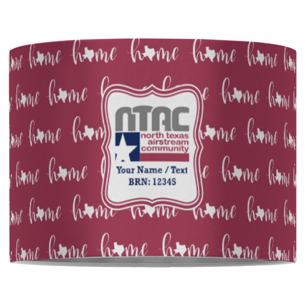 Custom Design - 16" Drum Lampshade - Front (Fabric)