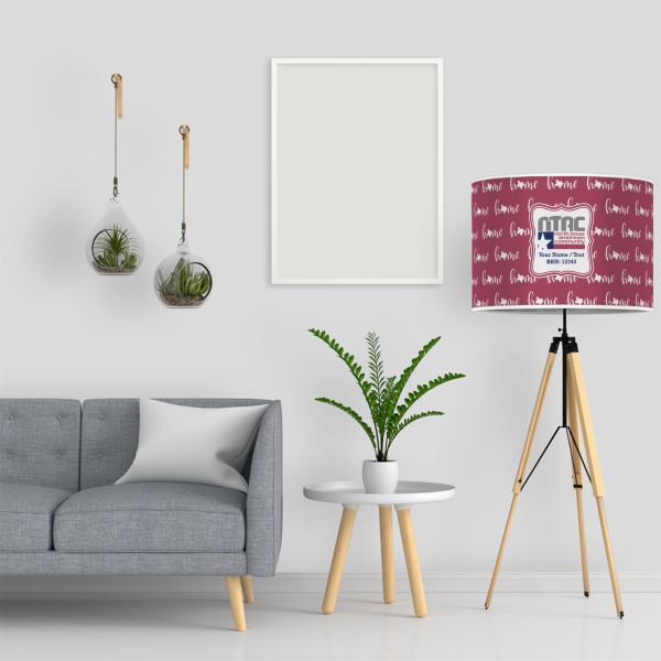 Custom Design - 16" Drum Lampshade - LIFESTYLE