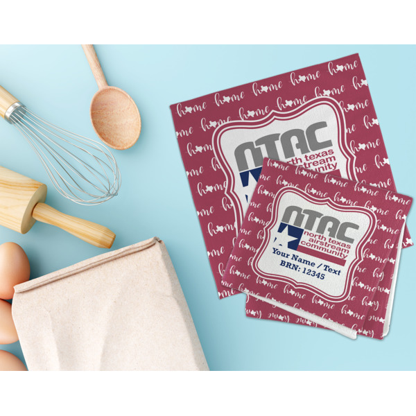 Custom Design - Microfiber Dish Rag - LIFESTYLE