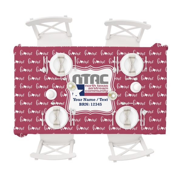 Custom Design - Tablecloths (58"x102") - TOP VIEW (with plates)