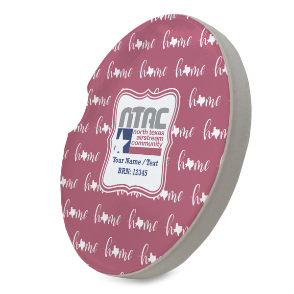 Custom Design - Sandstone Car Coaster - Standing Angle